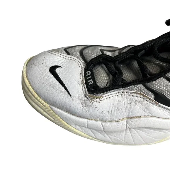 Nike Air Flight Determination Sneakers Mens Size 12.5 Lace Up White Black Rare - Picture 12 of 16